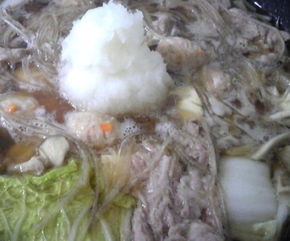 土鍋で簡単♪たっぷり白菜と水菜の豚しゃぶ鍋