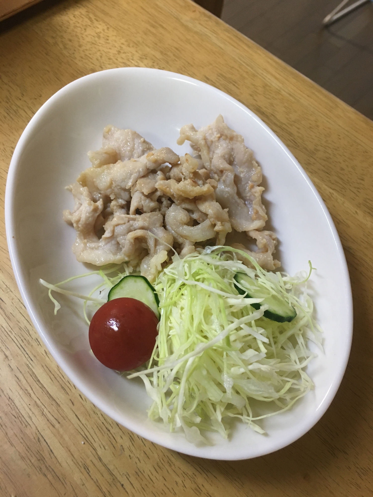 豚肉のにんにく味噌炒め