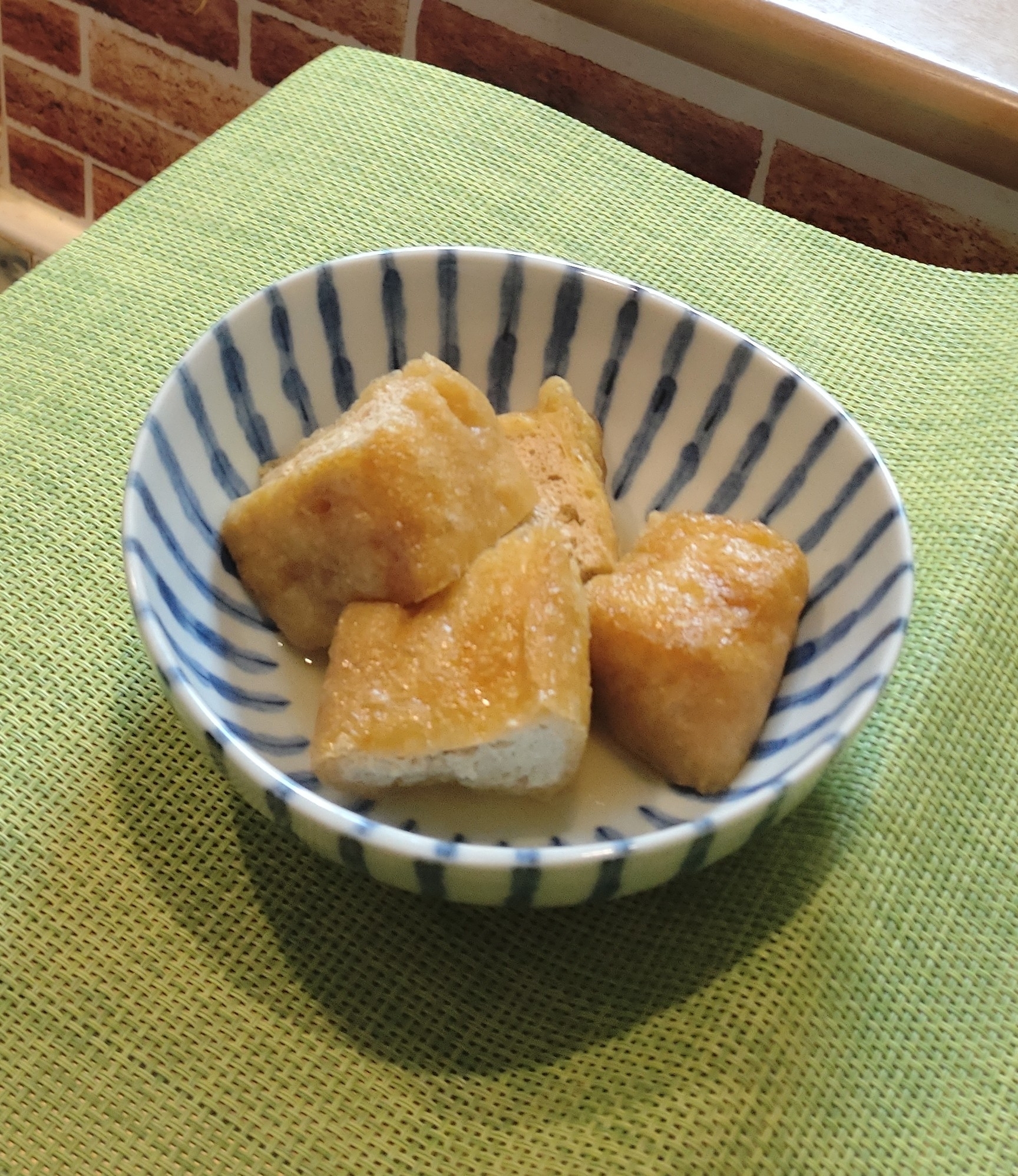 とちお揚げの含め煮