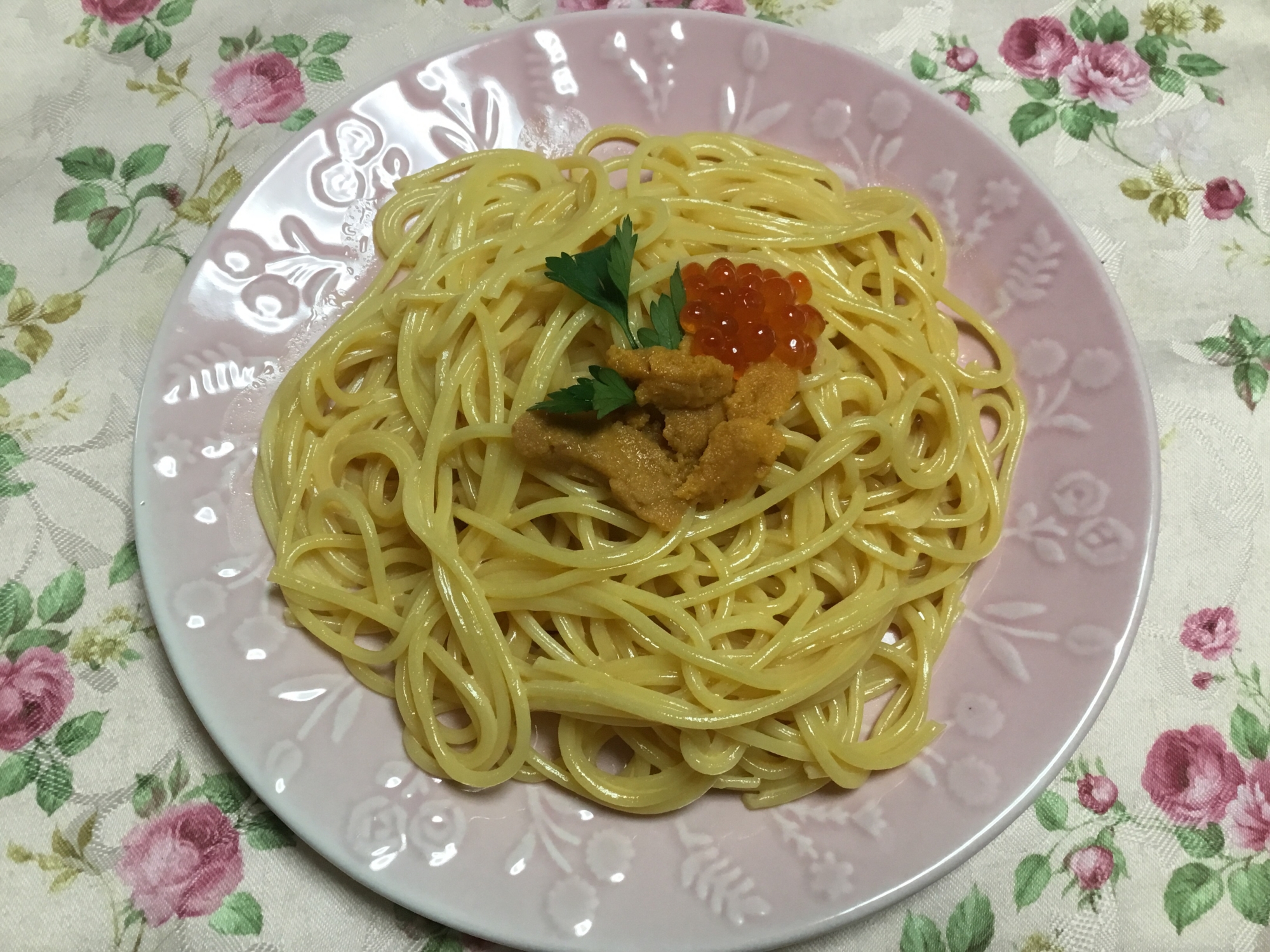 カルディでクリームうにパスタ