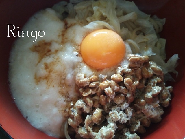 手抜き飯☆ねばねばぶっかけうどん♫