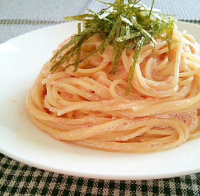 タラコの和風クリームパスタ レシピ 作り方 By あ ち0024 楽天レシピ