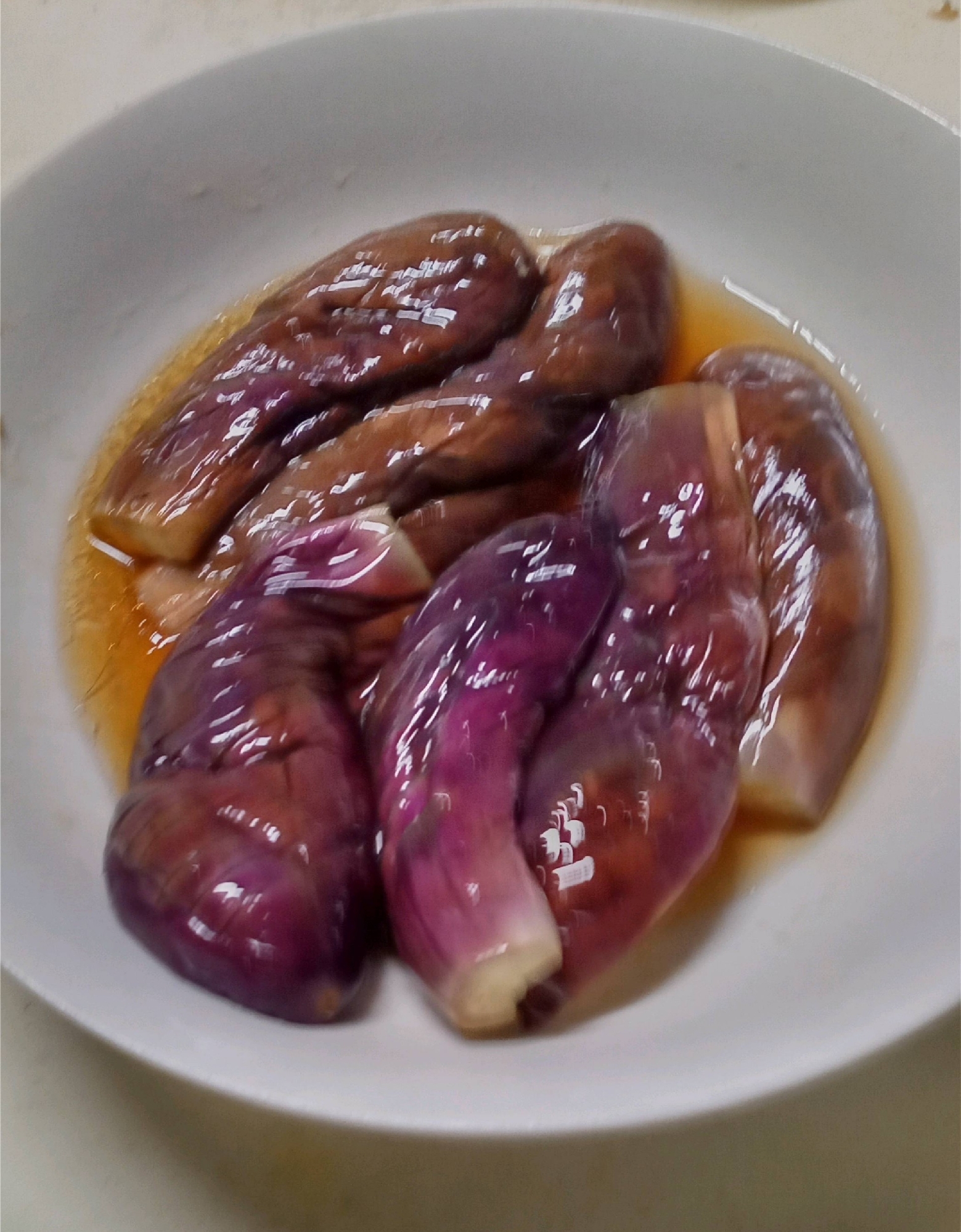 電子レンジで簡単☆なすの煮浸し