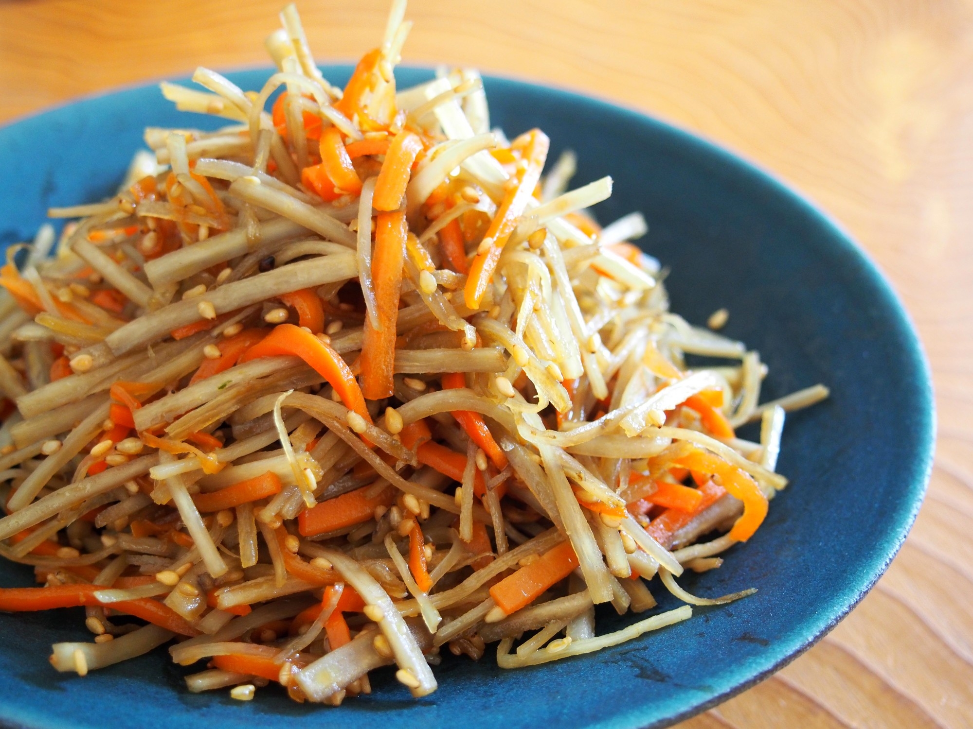 はちみつで作るきんぴらごぼう