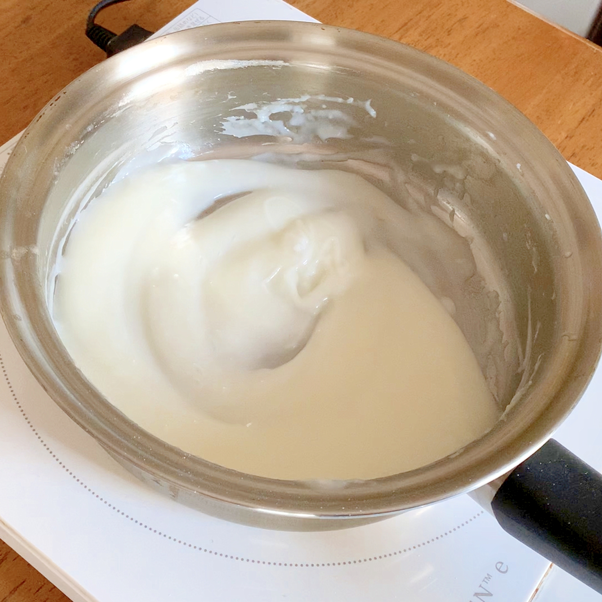 バター牛乳不使用！一人前のホワイトソースの作り方