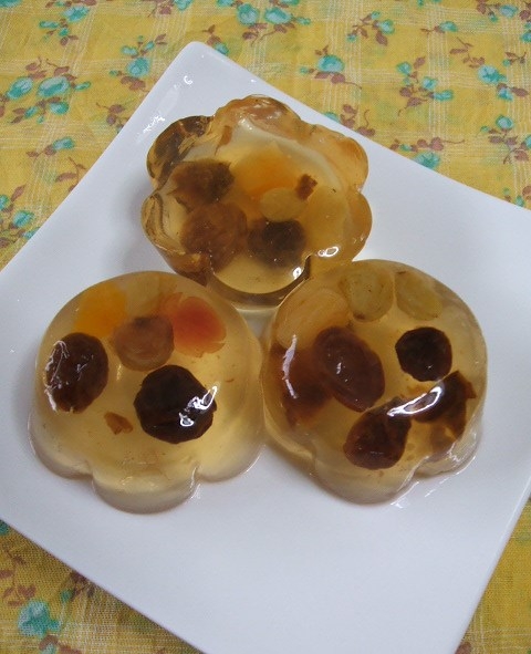 ドライフルーツ入り梅酒ゼリー 3パターン レシピ 作り方 By シロちゃん5549 楽天レシピ ドライフルーツ入り梅酒ゼリー 3パターン レシピ 作り方 By シロちゃん5549 楽天レシピ