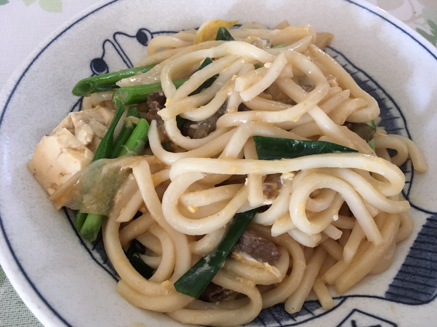 すき焼きうどん