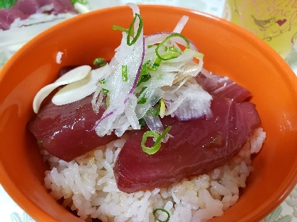 漬け丼にしました！美味しかったです♪