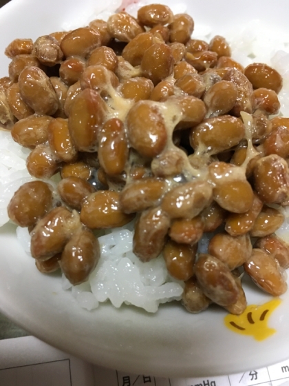 麺つゆで旨みたっぷり☆納豆ご飯!