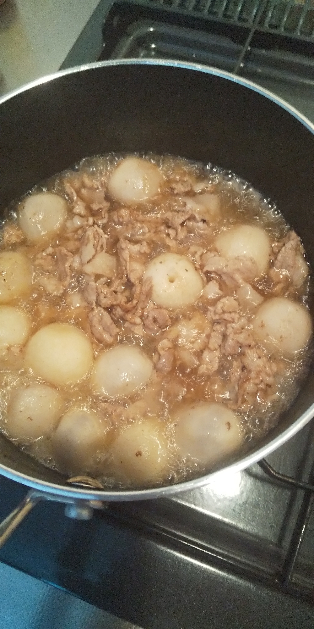 里芋と豚こまの煮物