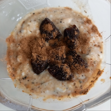 キンプリンちゃ〜ん♪
こんなに暑いのに食欲旺盛な私σ(◕""◕;
黒ごまきな粉アーモンドで代用ですが…ヘルシー美味しいヨーグルト♬
次回は朝食にいただきますね❣