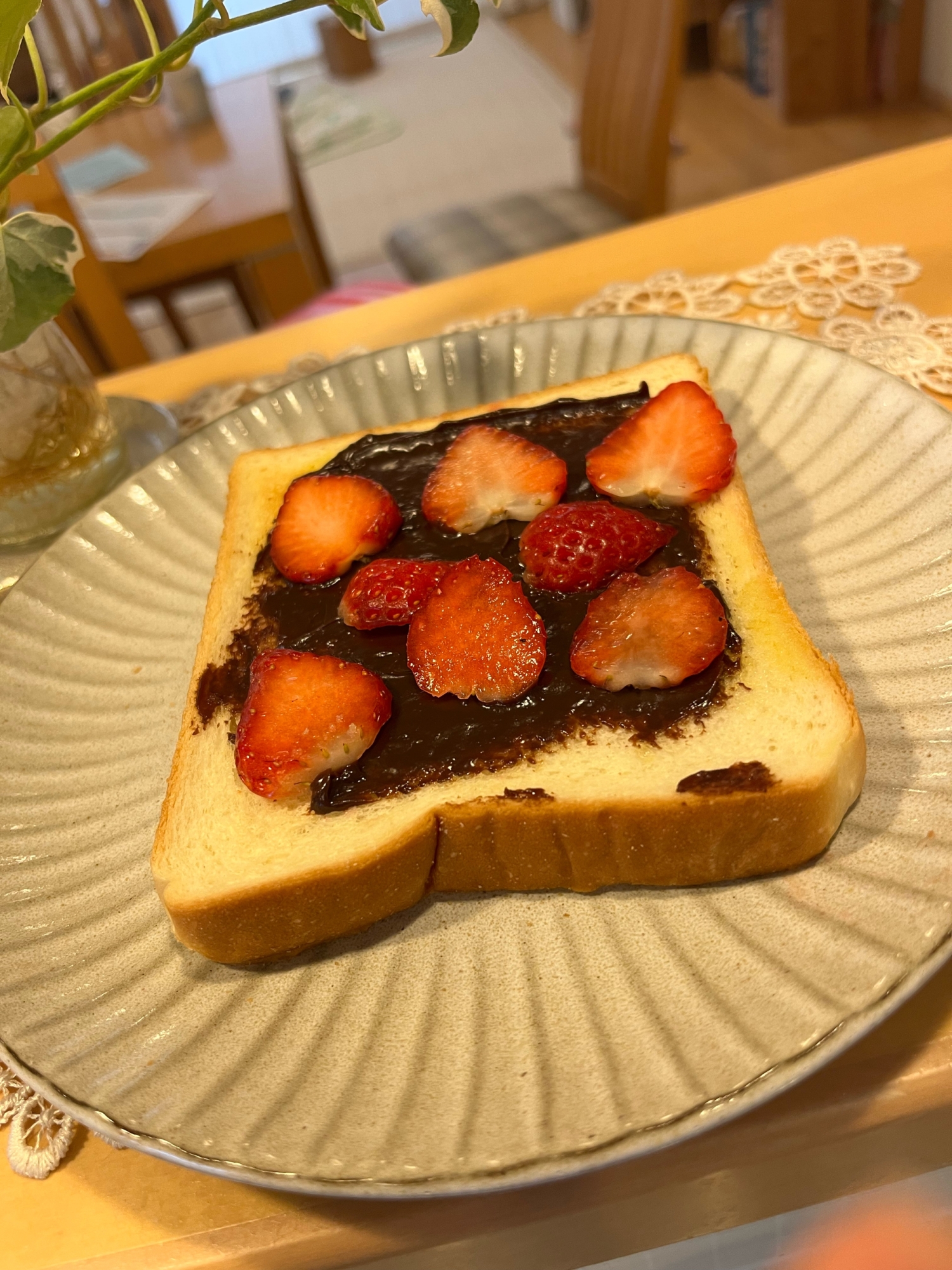 ストロベリー&チョコトースト