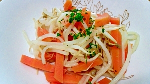 にんじんともやしのコンソメサラダ レシピ 作り方 By ことんとんとん 楽天レシピ