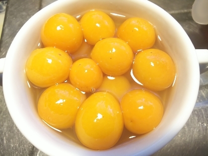 柔らかくて美味しい金柑の甘露煮が出来ました。
簡単に出来るレシピありがとうございます。＼(^o^)／