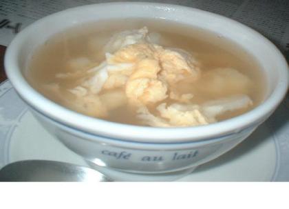 カリフラワーの卵スープ