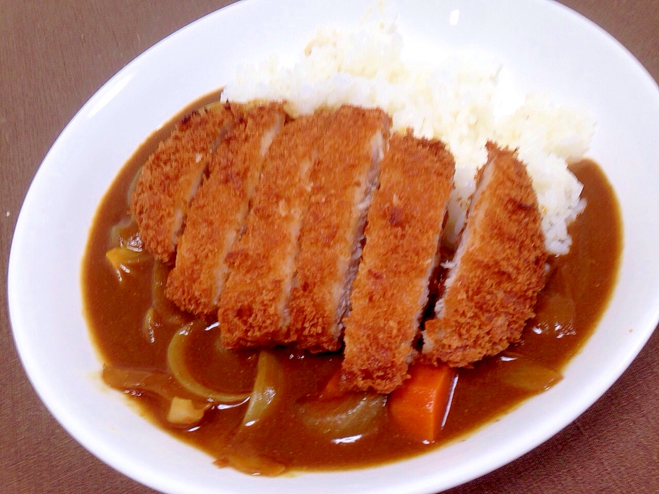 市販の豚カツで☆簡単カツカレー