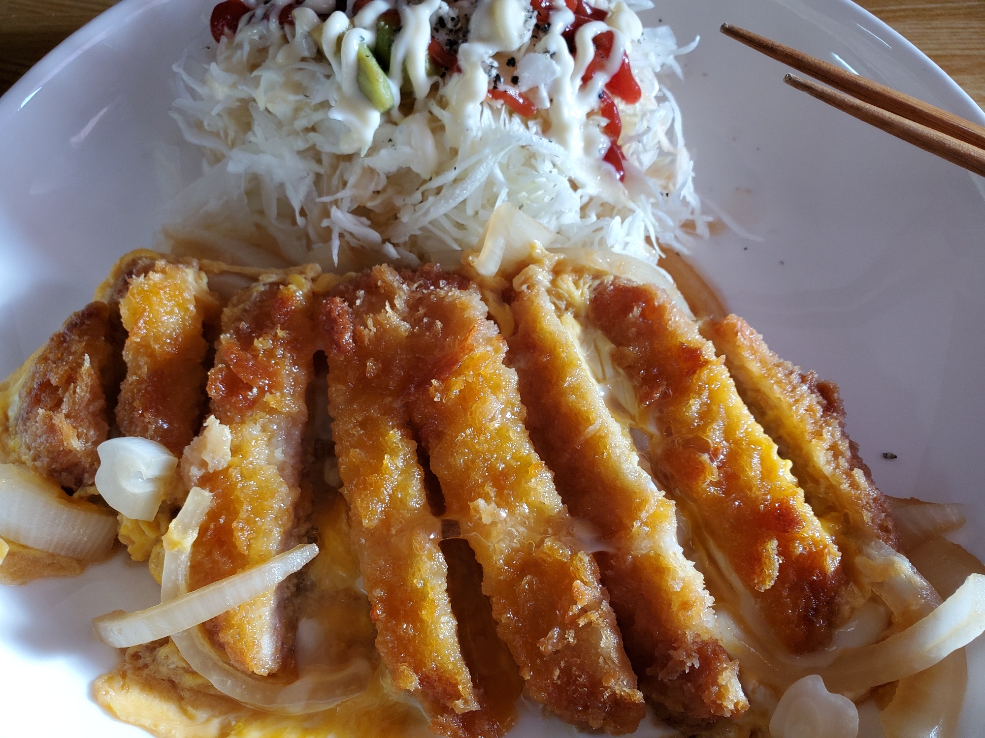 ご飯が進みすぎるカツとじ！！