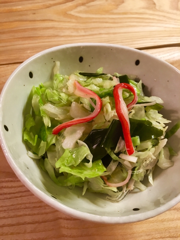 【減塩】キャベツと春雨の中華サラダ