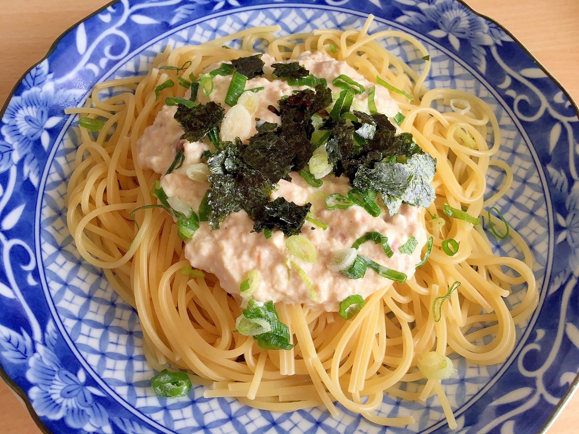 豆腐だけで！お手軽和風クリームパスタ