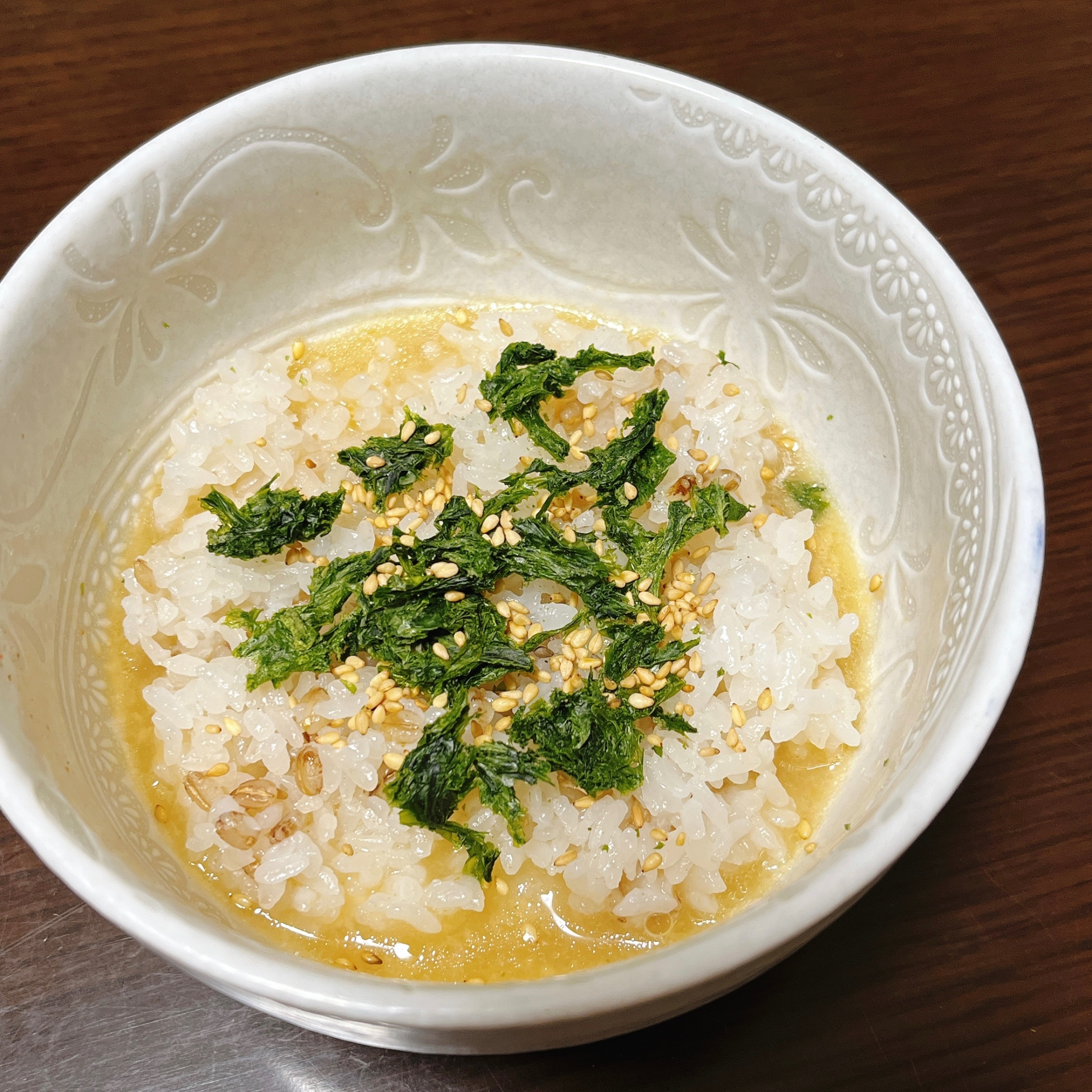 ラーメンの残ったスープで☆節約ご飯