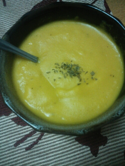 コンソメ無しで作る濃厚パンプキンスープ レシピ 作り方 By Mama S Cafe 123 楽天レシピ