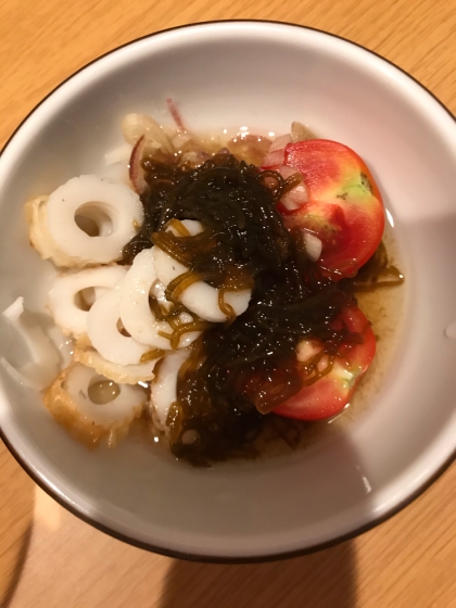 簡単★もずく酢豆腐