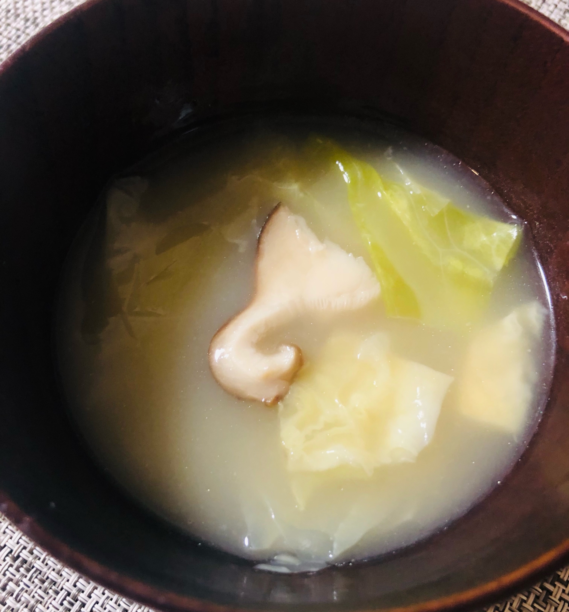 キャベツと椎茸の鶏白湯スープ レシピ 作り方 By Noa 1021 楽天レシピ