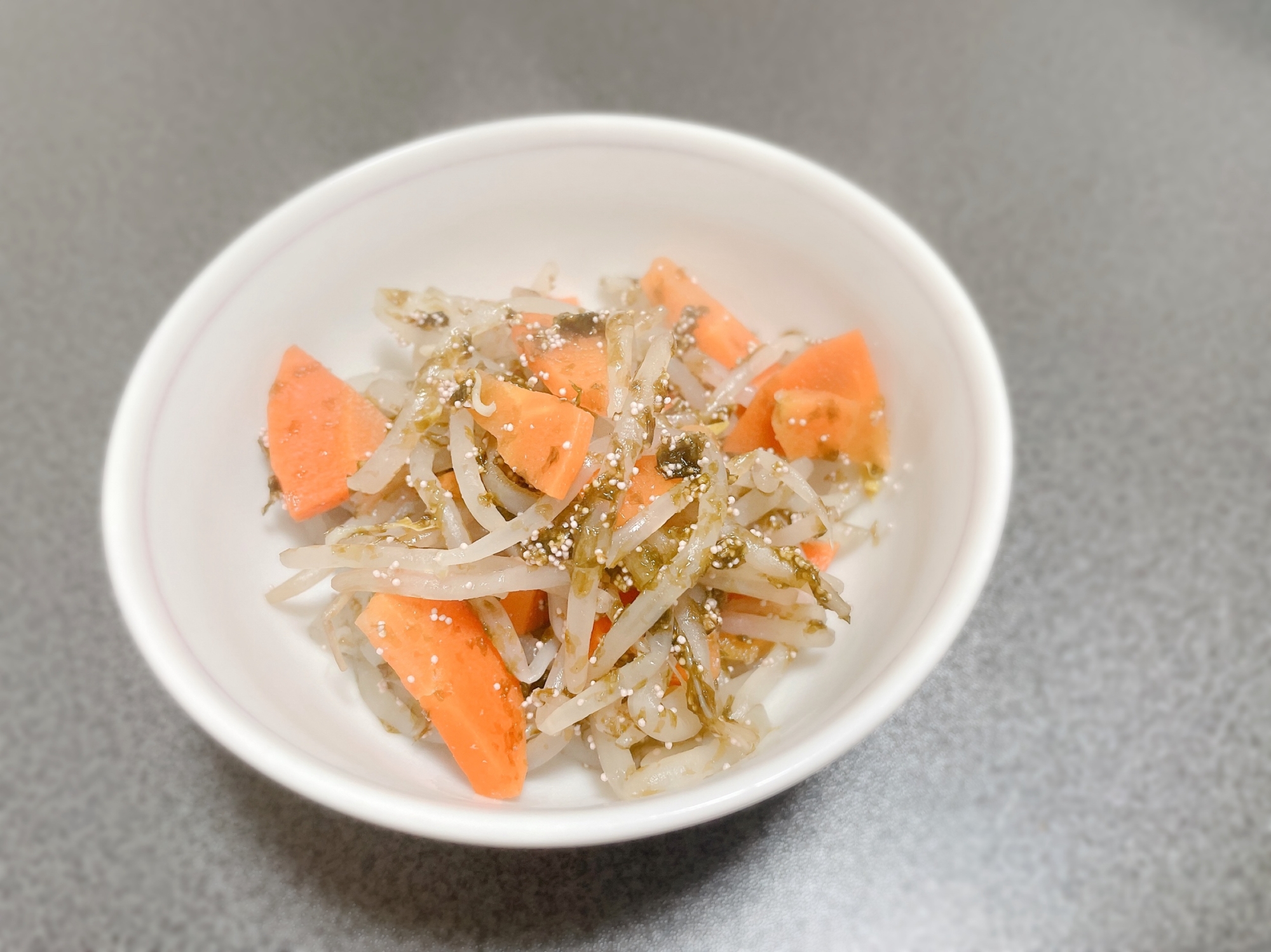 ノンオイル！もやしのたらこ炒め