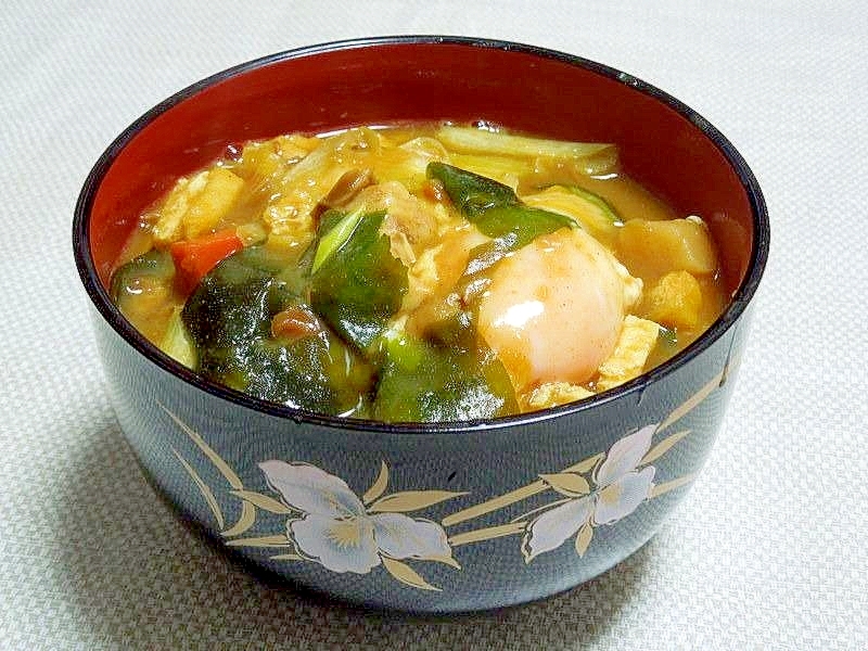 レトルトカレーで楽ちんカレーうどん