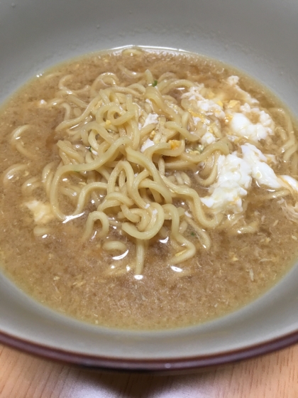 簡単卵とじラーメン