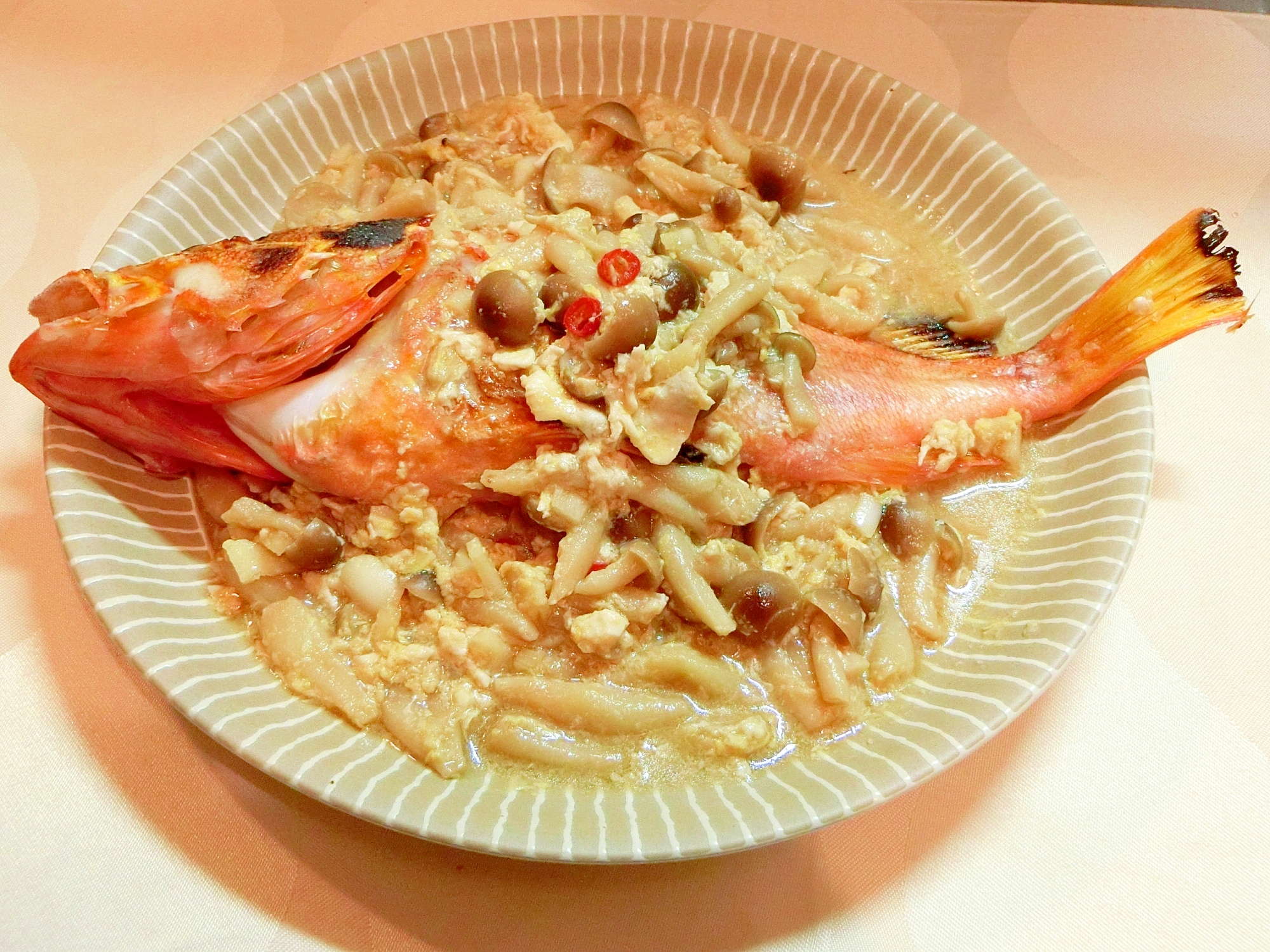 カサゴのしめじ卵あんかけ レシピ 作り方 By 綾音 あやね 楽天レシピ カサゴのしめじ卵あんかけ レシピ 作り方 By 綾音 あやね 楽天レシピ