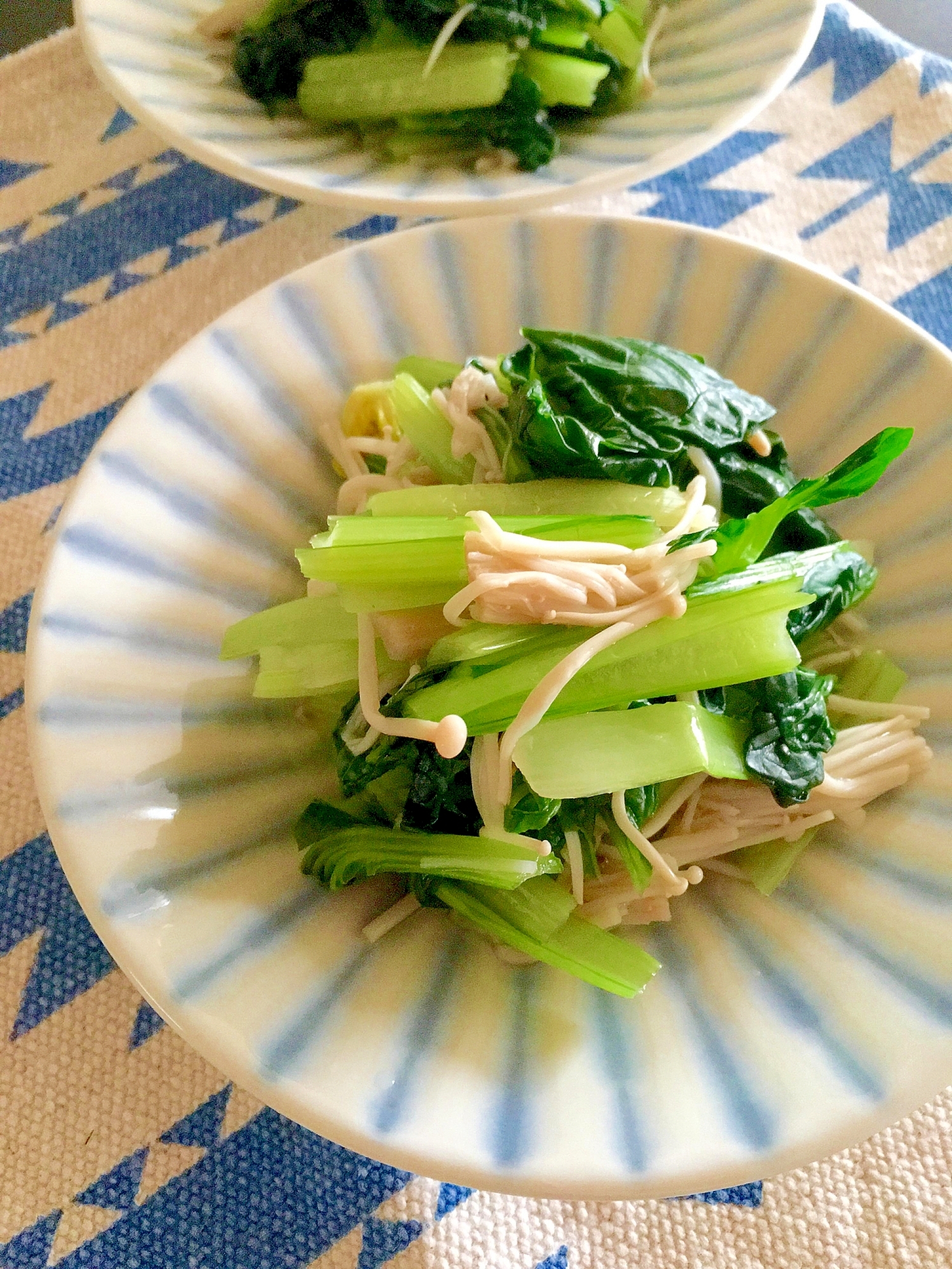 タアサイとえのきのさっと煮♩