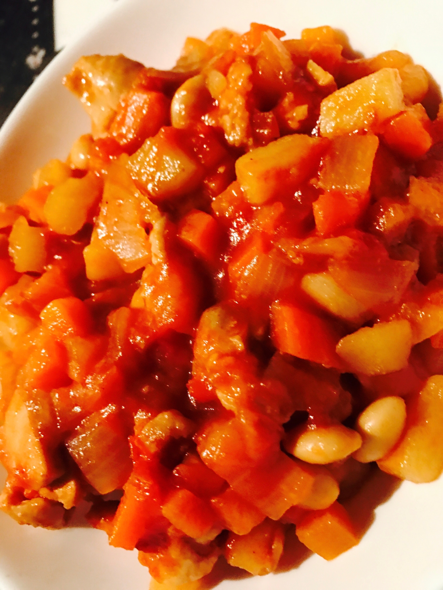 ホールトマトでリコピンいっぱい 野菜のトマト煮 レシピ 作り方 By かぉり 楽天レシピ