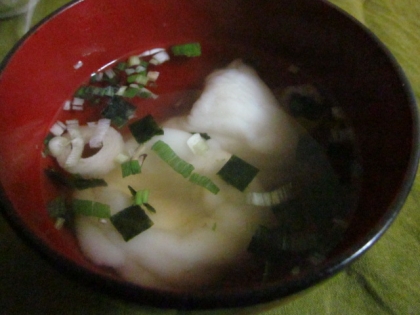 吸い物の素で簡単お雑煮♪