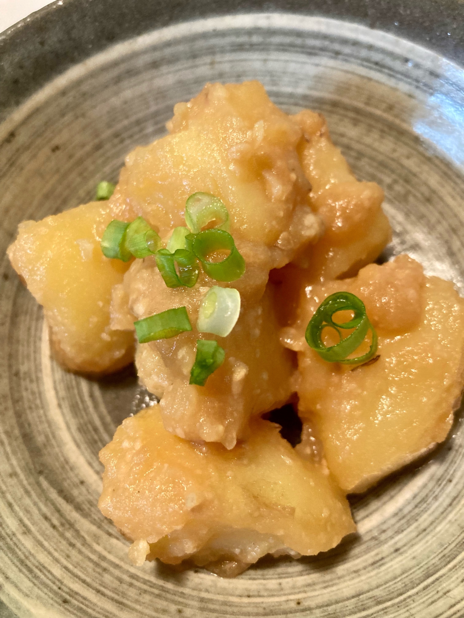 じゃがいもの味噌煮っころがし