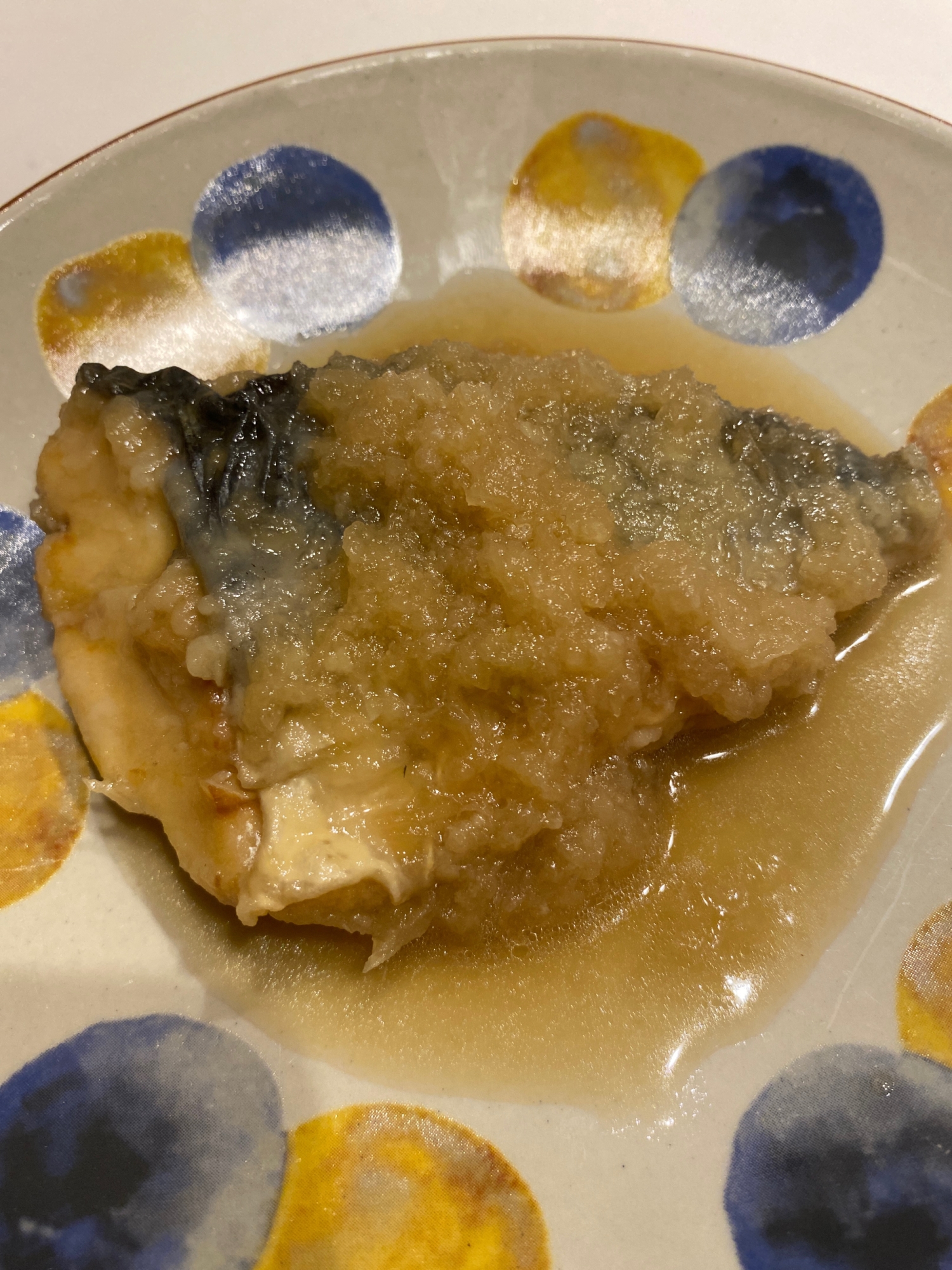 めんつゆで簡単!塩さばのみぞれ煮