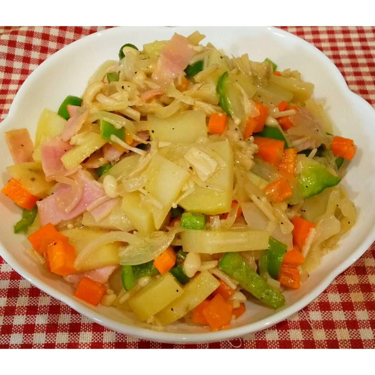 冷めても美味しい〜野菜炒め☆