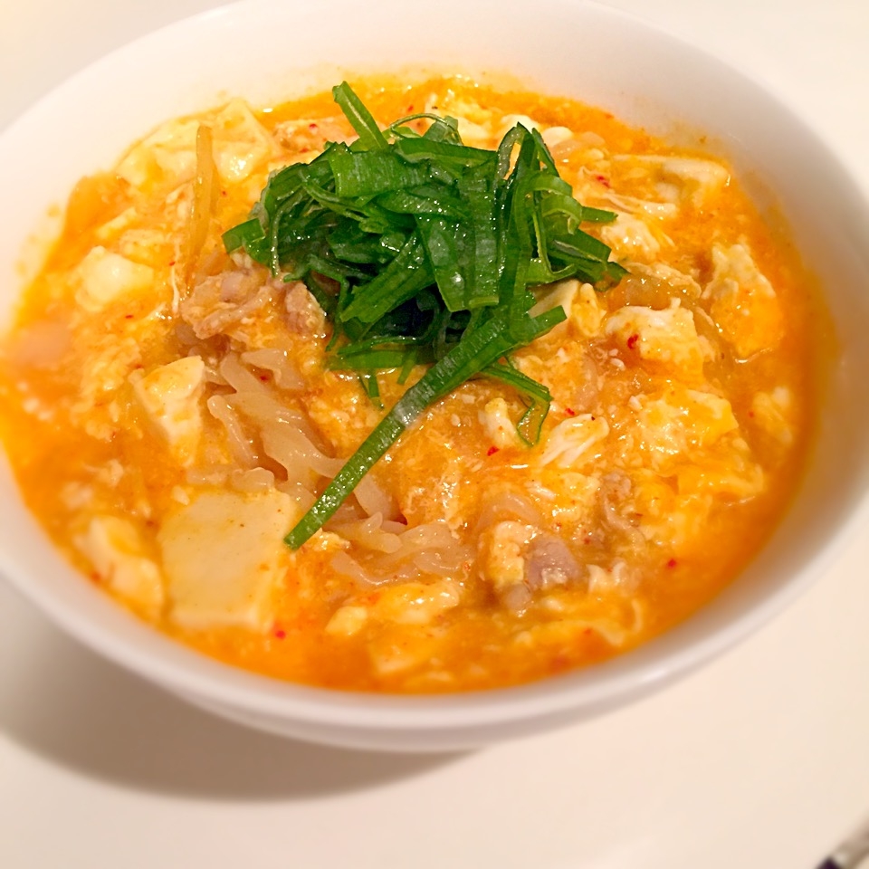 日高屋風?チゲ味噌ラーメン