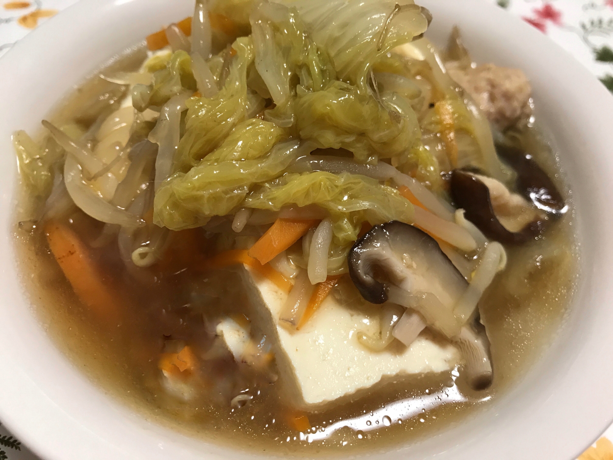 生姜たっぷり♡豆腐の野菜煮
