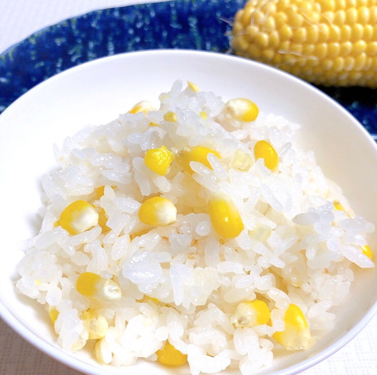 甘い〜！夏限定メニュー♪とうもろこしの炊き込みご飯