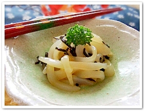 旨みがウマい イカそうめんの黄身和え レシピ 作り方 By お楽さん1 楽天レシピ