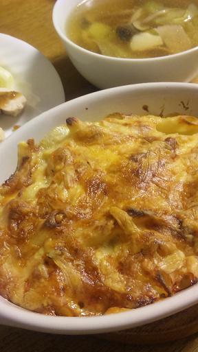 牡蠣と海老のマカロニグラタン