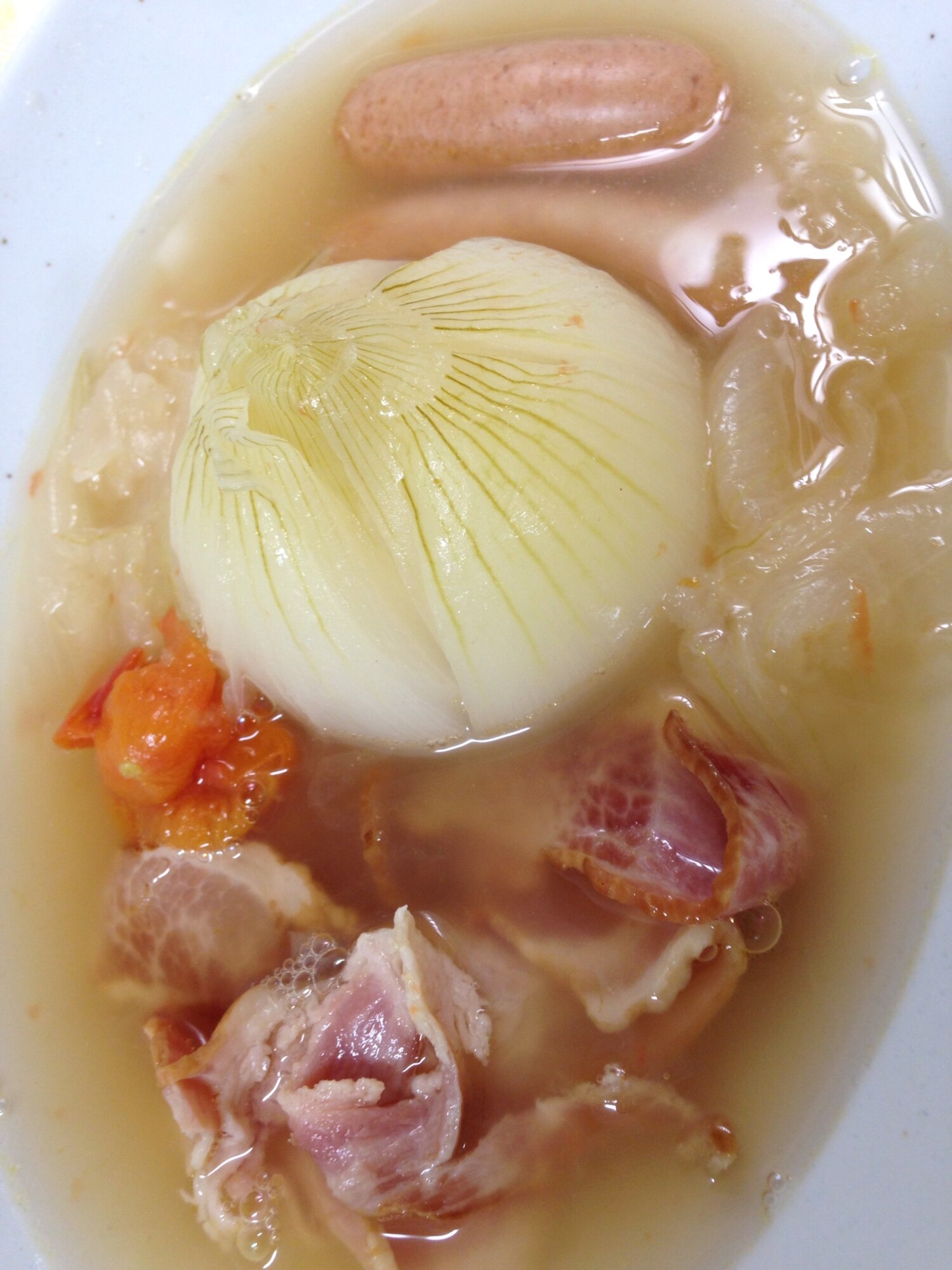 おかずになる 新玉ねぎまるごと煮 レシピ 作り方 By ボコマメ 楽天レシピ