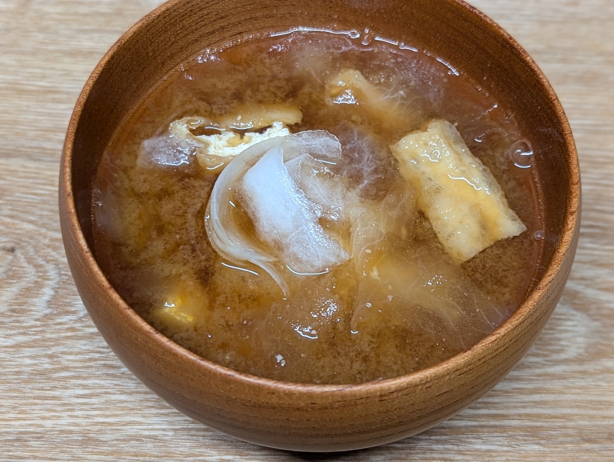 ひらひら大根と油揚げのお味噌汁