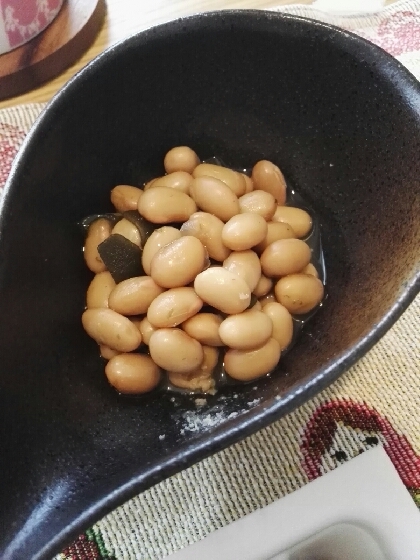 【作り置き 常備菜 】圧力鍋で 簡単  昆布豆