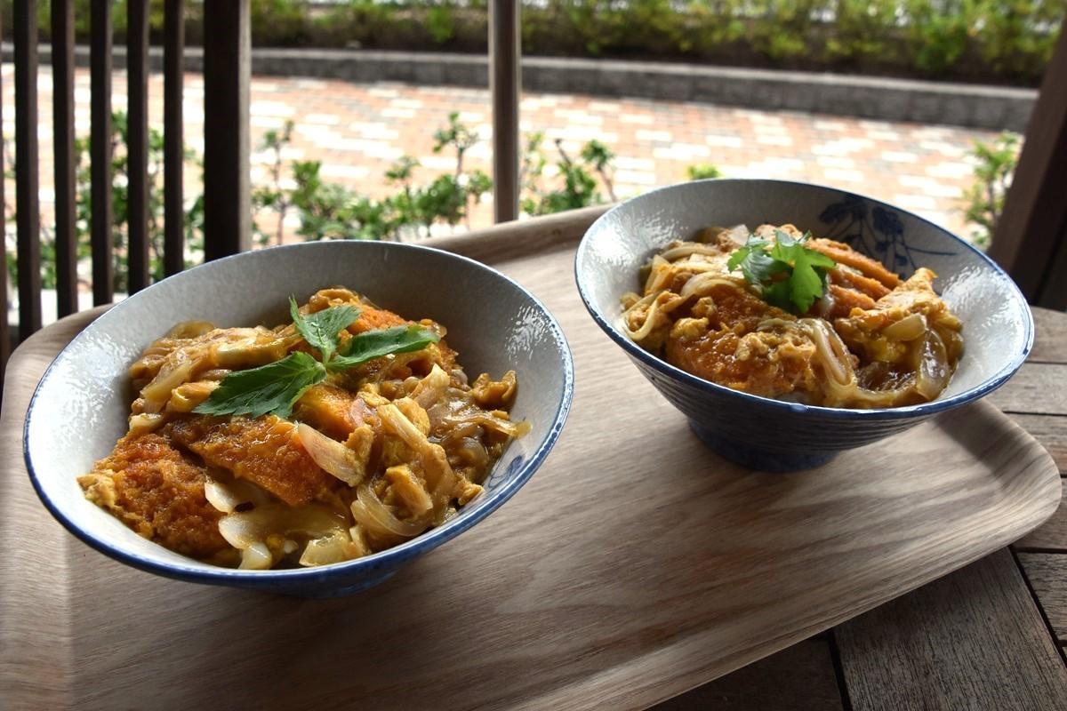 お手軽ミンチ天丼