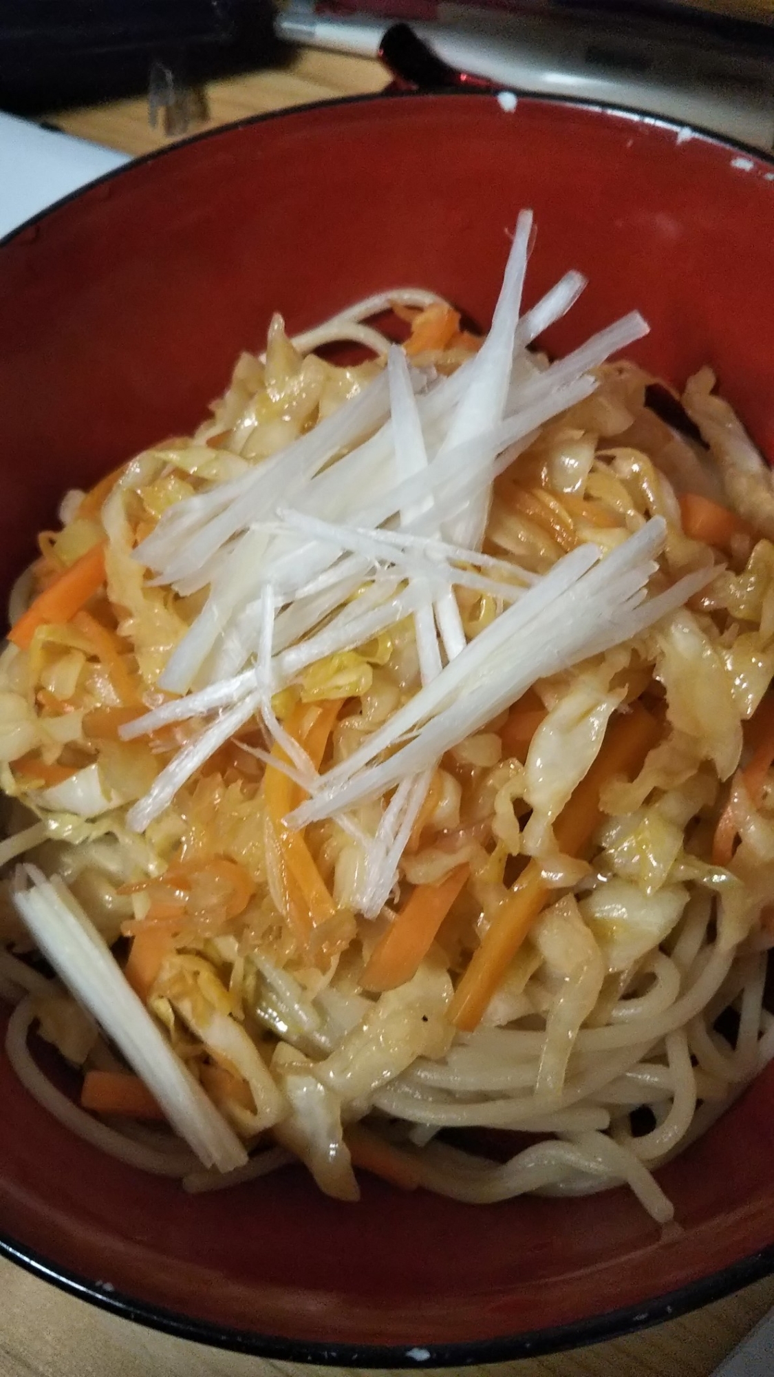 魚介香る 野菜たっぷり油そば レシピ 作り方 By 手あらいぐま 楽天レシピ