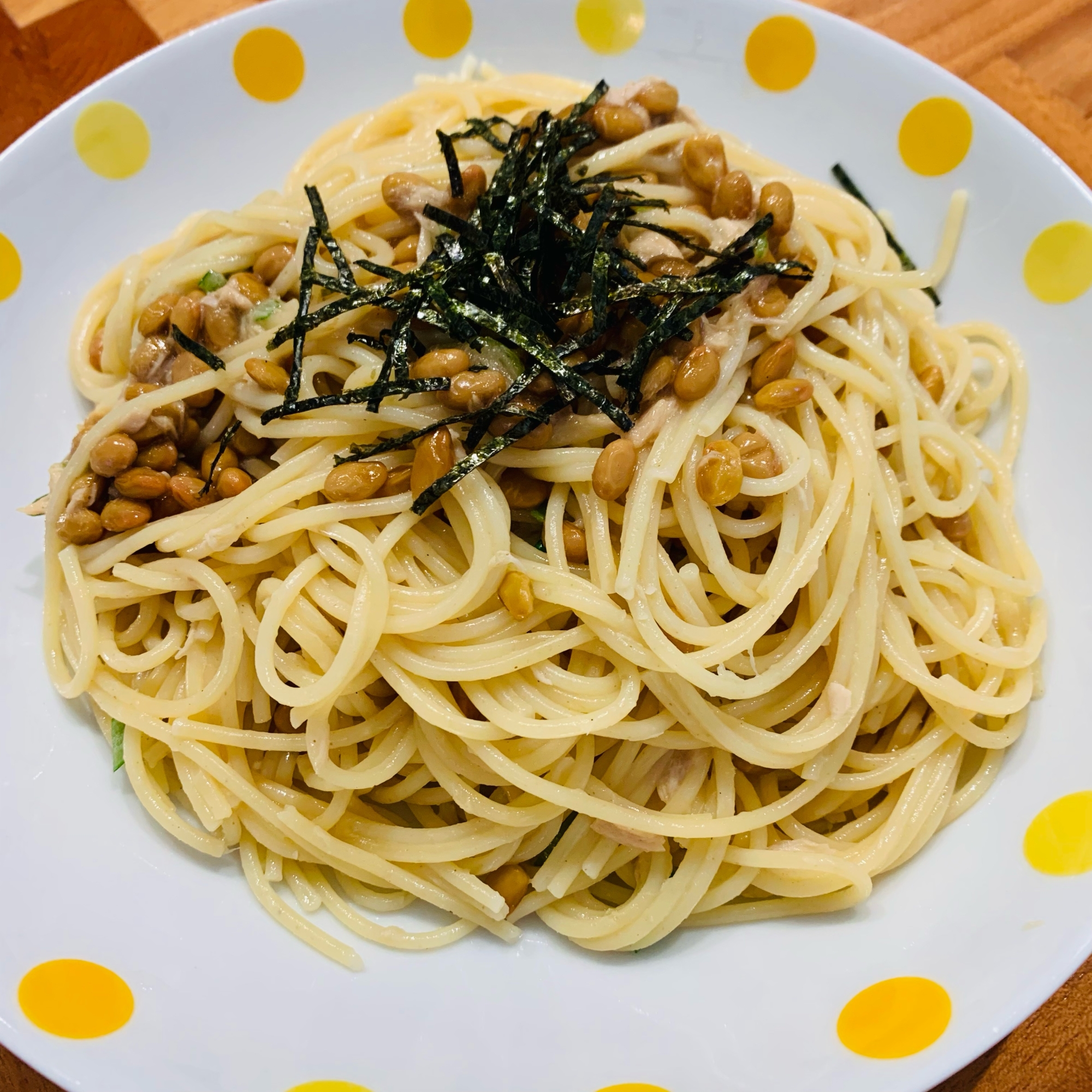 納豆パスタ！