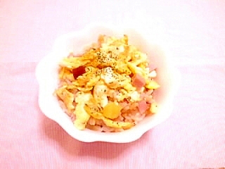 洋風♪ふんわり炒り卵ごはん