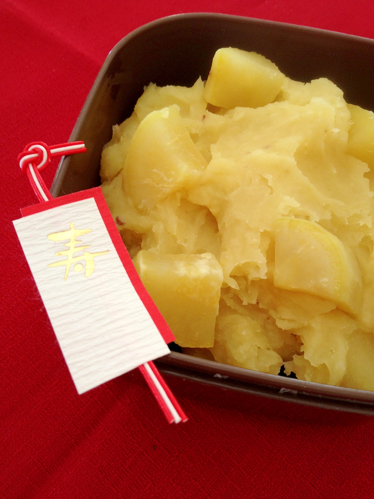 甘さ控えめ☆さつまいもきんとん(栗なし)